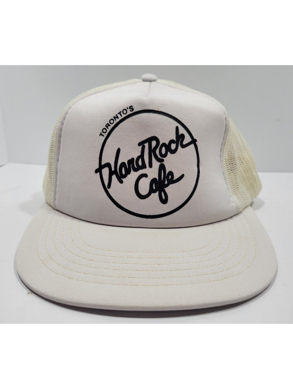 Vintage Toronto's Hard Rock Cafe Snapback Cap Hat Mesh Back One Size